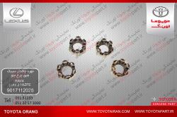 فروش مهره چاکدار سيبک طبق چرخ جلو وسايرقطعات اصلي نو و استوک خودروهاي تويوتا/لکسوس/بنز/ک